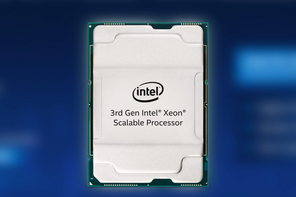Внешний вид процессора Intel Xeon 3 Gen